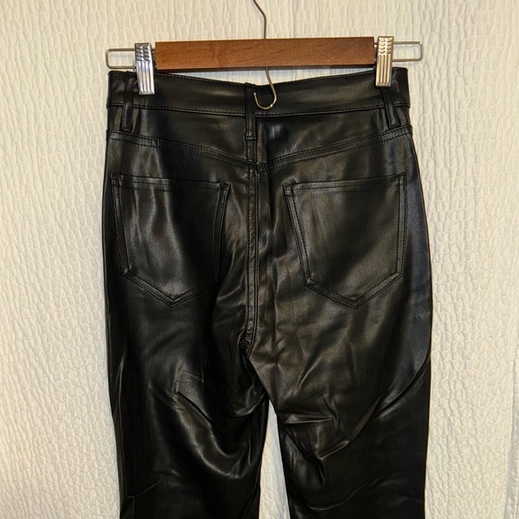 Hollister black leather pants - Picture 2 of 4